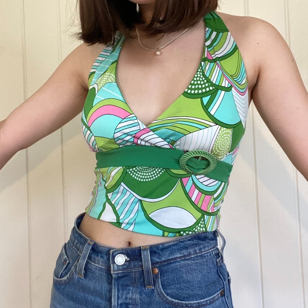 Funky halter top